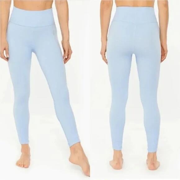 NWT Free People Free Throw Legging Bluemoon Quartz Ribbed Size: XS - Picture 2 of 6